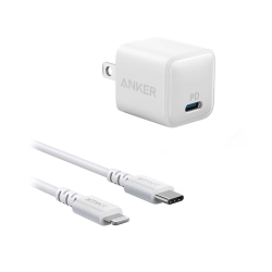 Anker 18W PD Nano With Type C To Lighting Cable Mfi Certified