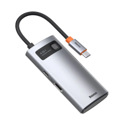Baseus Metal Gleam Series 4-in-1 Multifunctional Type-C HUB Docking Station