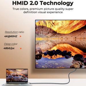 JOYROOM SY-20H1 4K 60Hz HDMI to HDMI Adapter Cable