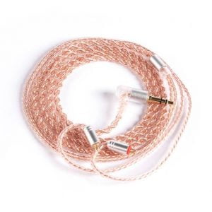 KBEAR 4 Core Silver Plated Copper Cable with Mic