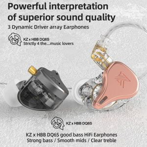 KZ x HBB DQ6S Dynamic Driver Array Earphone