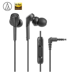 Audio Technica ATH-CKS550XiS BK SOLID BASS Hi-Res Audio In-Ear Headphones