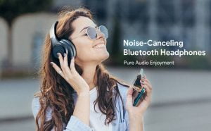 Aukey EP-N12 Hybrid Active Noise Cancelling Headphone