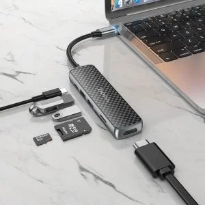 Hoco HB24 60W 6 in 1 USB-C Multifunction Hub