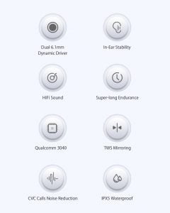 BlitzWolf BW-FYE13 Dual Dynamic Driver True Wireless Earbuds