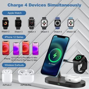 WiWU M8 Power Air 15W 4 in 1 Wireless Charger