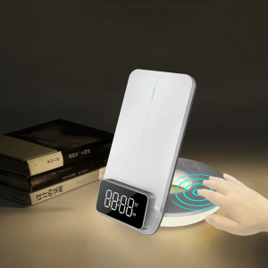 Wiwu M11 4 in 1 Wireless Charger with Time Clock