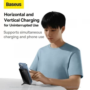 Baseus Magnetic Bracket Wireless Power Bank 10000mAh 20W With Type-C Cable