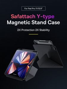 Baseus Safattach Y-Type Magnetic Stand Case for iPad Pro 11/12.9inch
