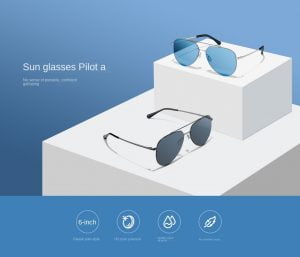 Xiaomi Mijia Pilota Classic Aviator Anti-UV Screwless Sunglasses (MSG01BJ)