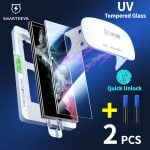 Buy SmartDevil Full Glue UV Tempered Glass for Samsung Galaxy S22 Ultra Online At Best Price In Bangladesh