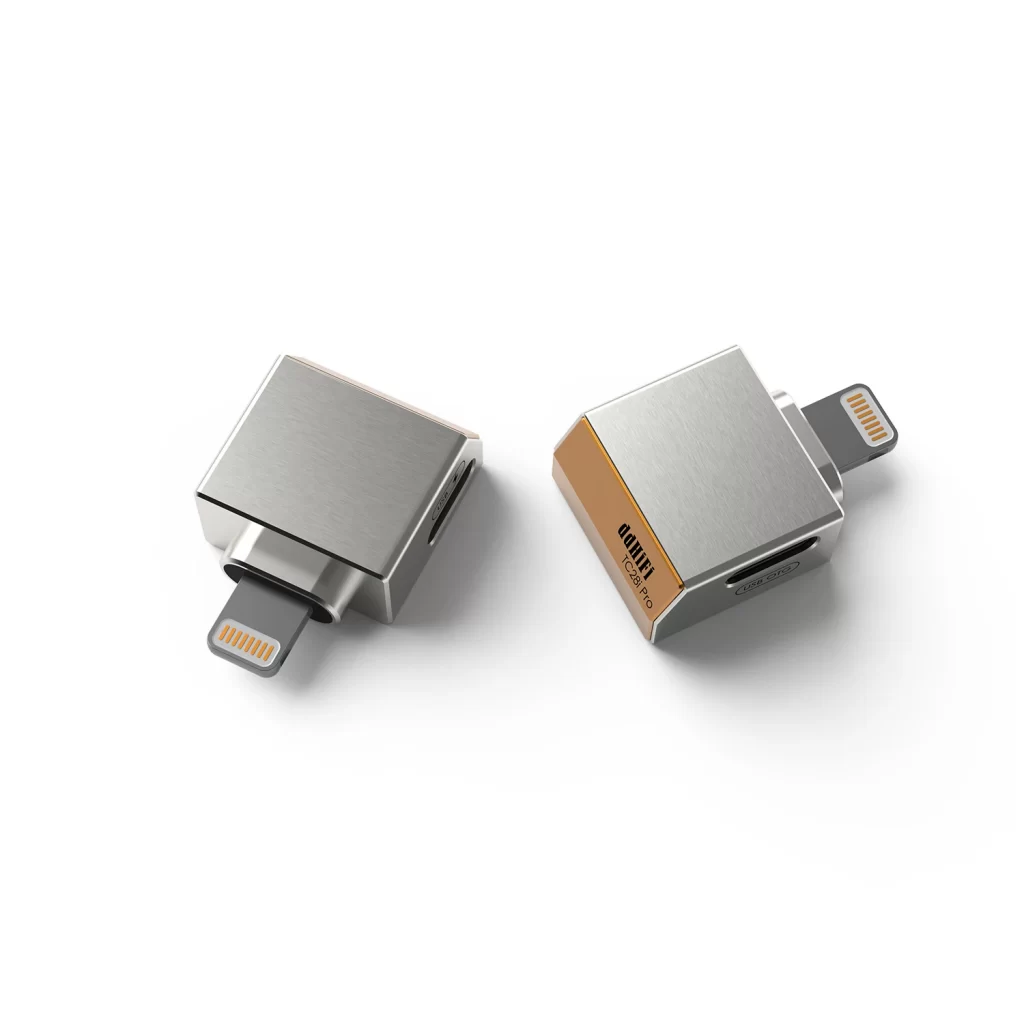 DDHiFi TC28i Pro Lightning to Dual USB-C Female Jack OTG Power Adapter