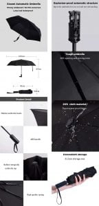 Xiaomi Mi Mijia WD1 Automatic Rainy Umbrella 