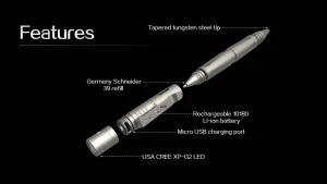 Wuben TP10 Rechargeable EDC Pen Flashlight