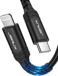 Jsaux USB C to Lightning Cable 6ft (CL0047)