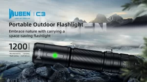 Wuben C3 1200 Lumens Flashlight