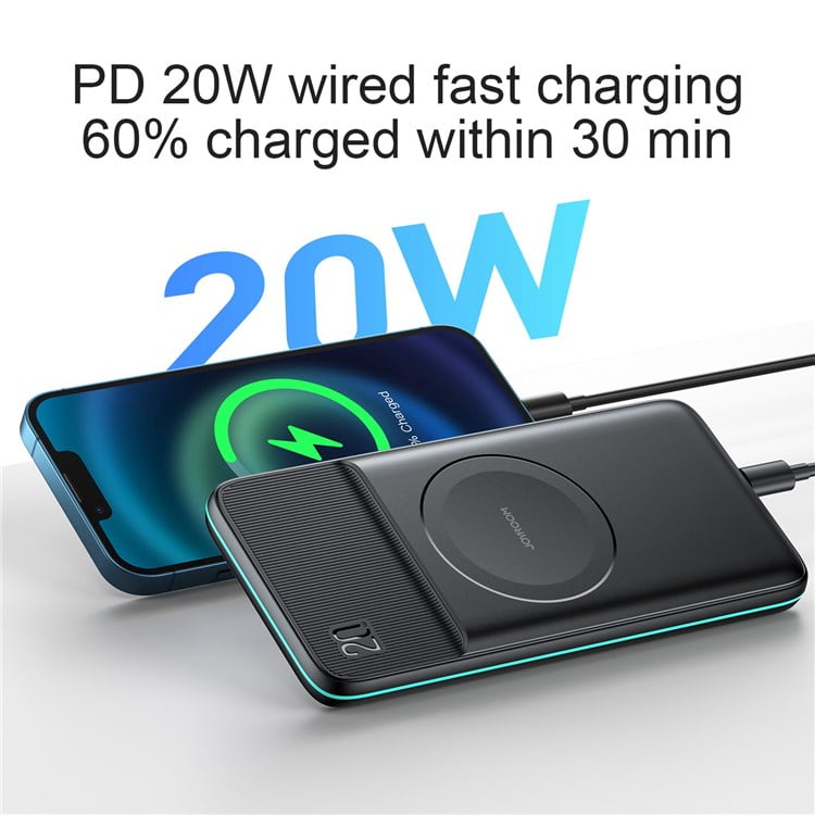 JOYROOM JR-W040 PD 20W Magnetic Wireless Power Bank 10000mAh