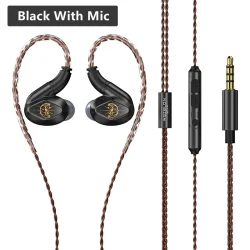 BLON Z200 HiFi 10mm Carbon Diaphragm Driver In Ear Earphones