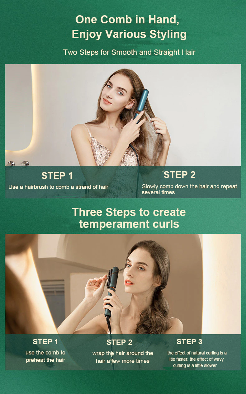 Xiaomi Inface Zh-10D Hair Straightener Comb Hair Brush
