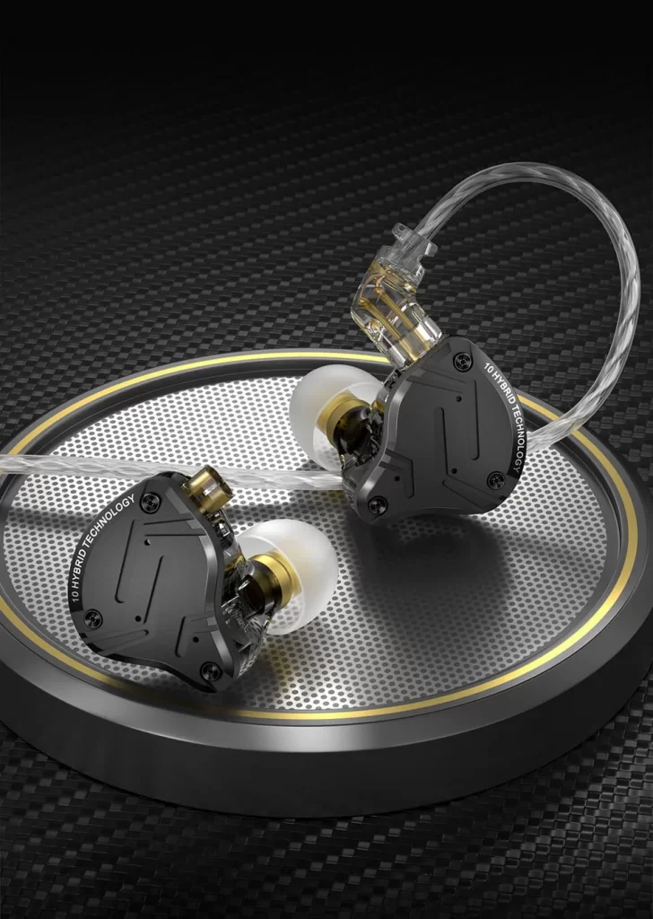 KZ ZS10 PRO X Upgraded 1DD+4BA Hybrid Driver HiFi IEM
