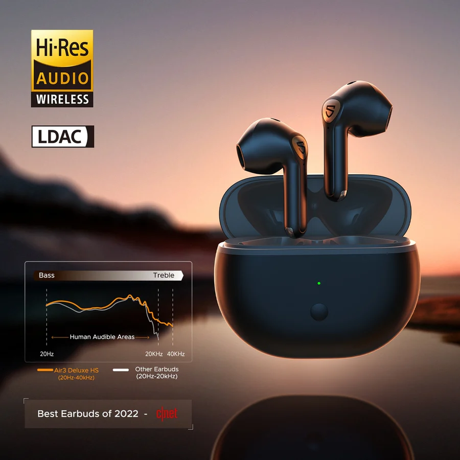 Soundpeats Air3 Deluxe HS with Hi-Res Audio Certification