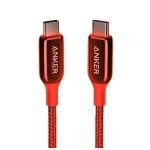 Anker PowerLine + III USB C to USB C Cable (3ft/6ft) - Red
