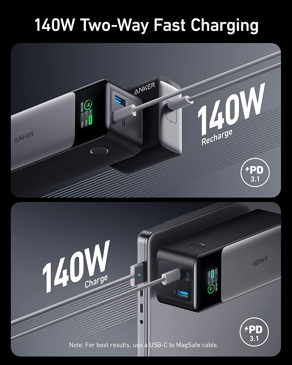 Anker 737 24000 mAh 140W Power Bank | Gadget N Music