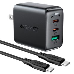 Buy ACEFAST A15 PD 65W 3 Port Fast Charger with Cable Online at Bes Price In Bangladesh