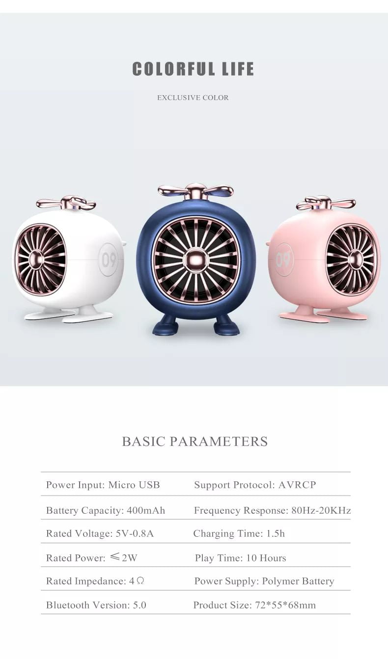 Jisulife J09 Helicopter Speaker