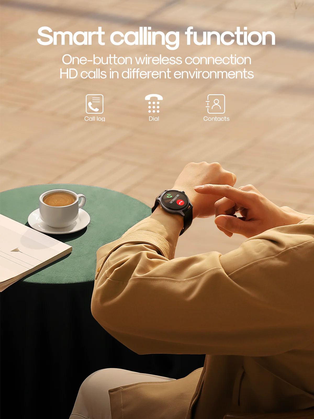 JOYROOM JR-FC1 Classic Series Bluetooth Call Smart Watch