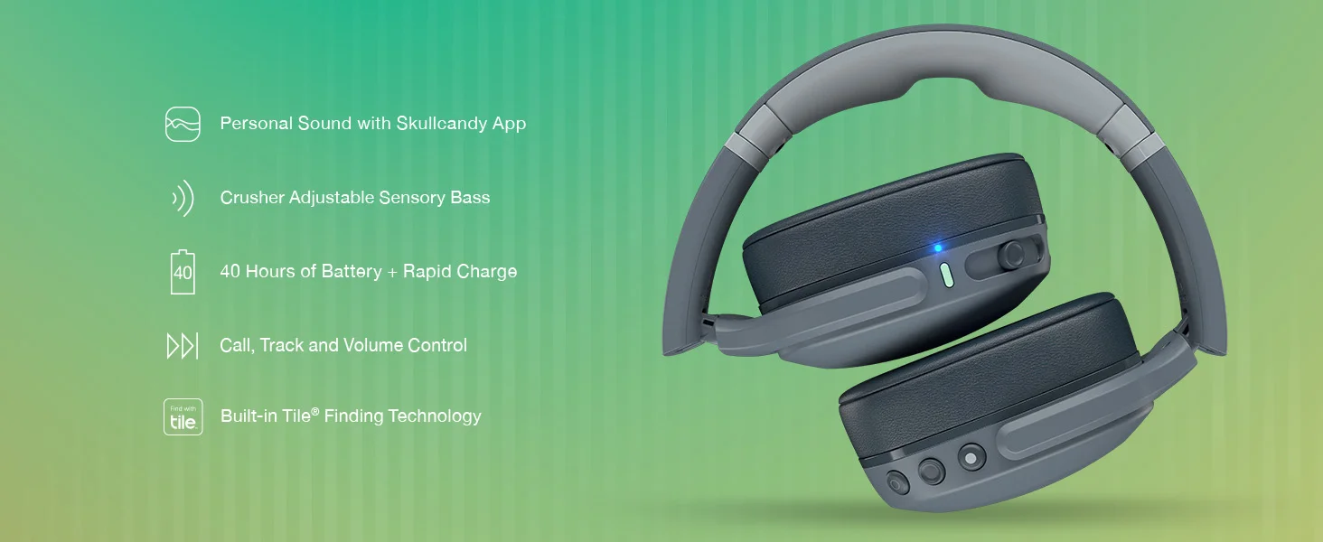 Skullcandy Crusher Evo Wireless Over Headphones