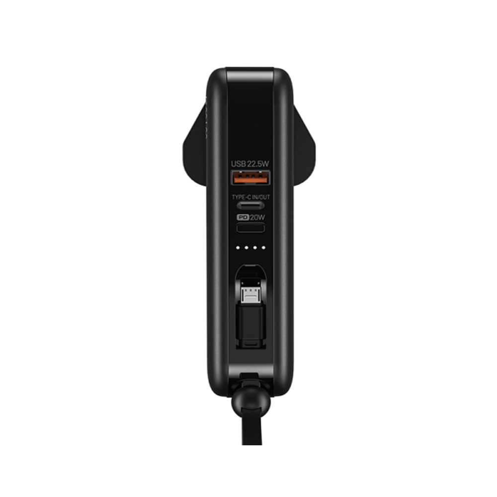 Wiwu 3 In 1 22.5W Quick Charger 10000mAh Power Bank With Cable