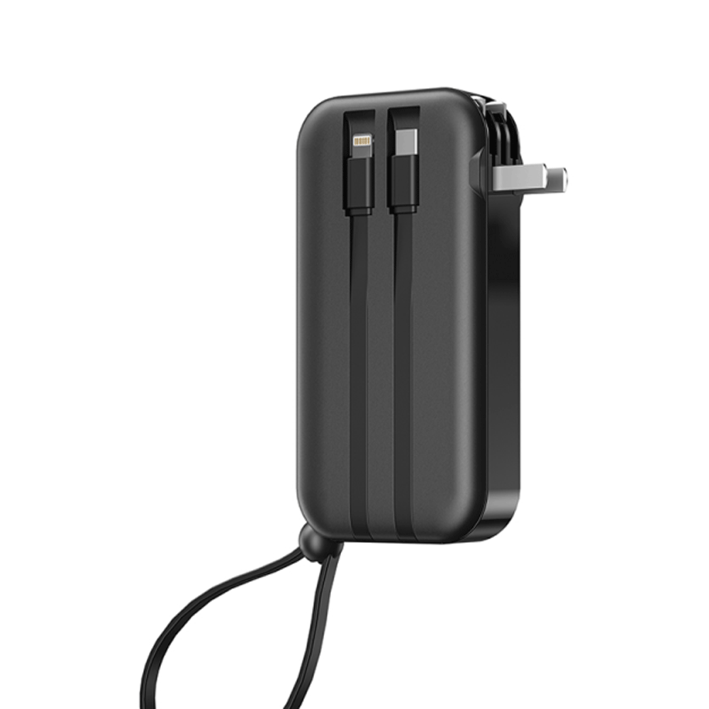 Wiwu 3 In 1 22.5W Quick Charger 10000mAh Power Bank With Cable