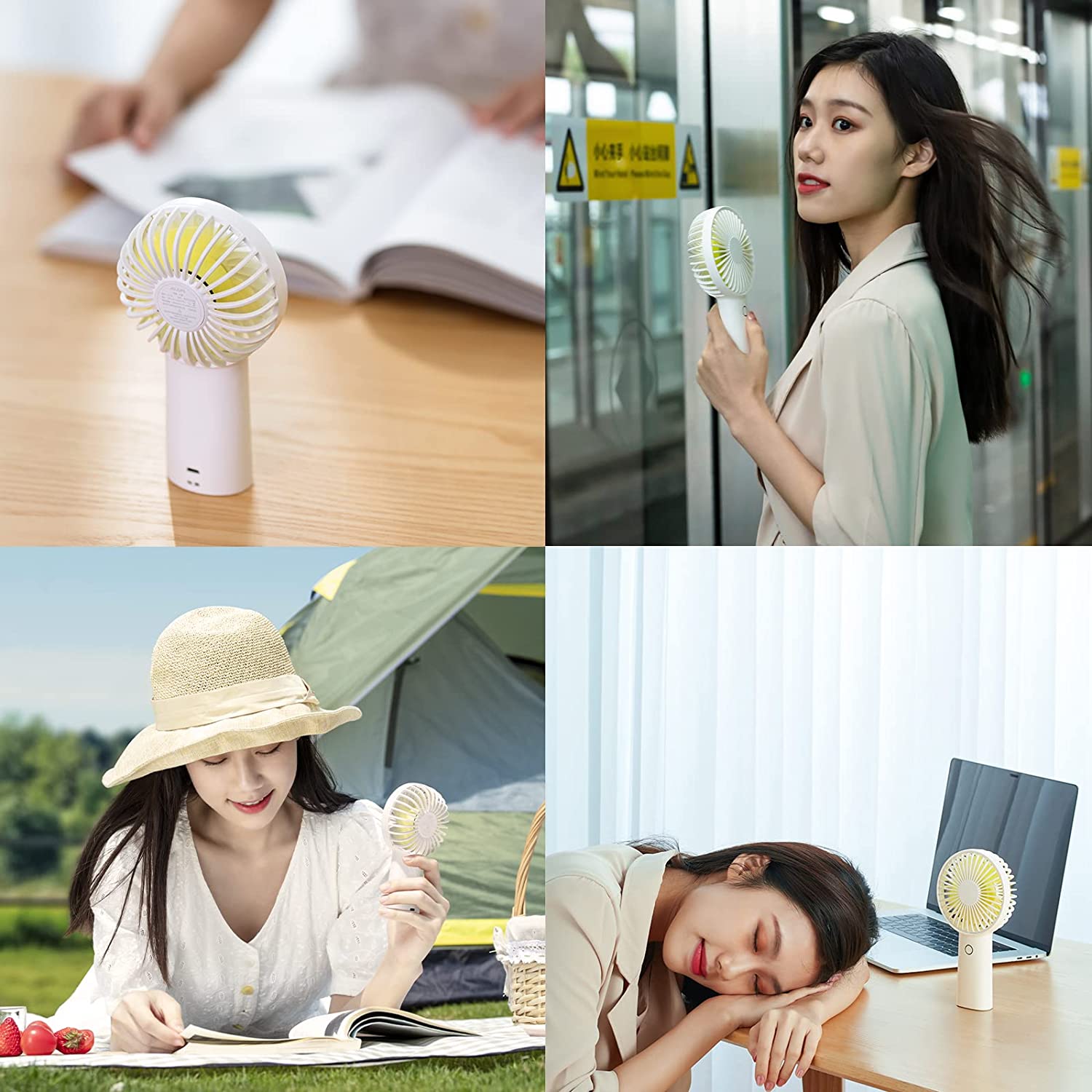 JISULIFE F2D Handheld Portable Hand Held Fan (6000mAh)