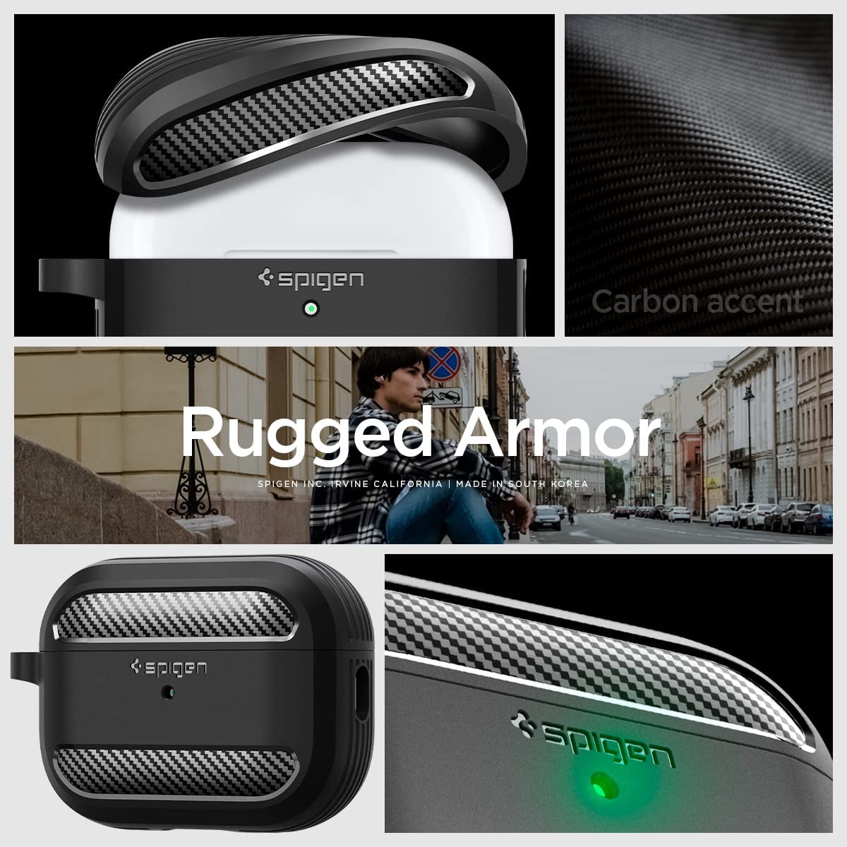 Spigen Apple AirPods Pro 2 Case Rugged Armor