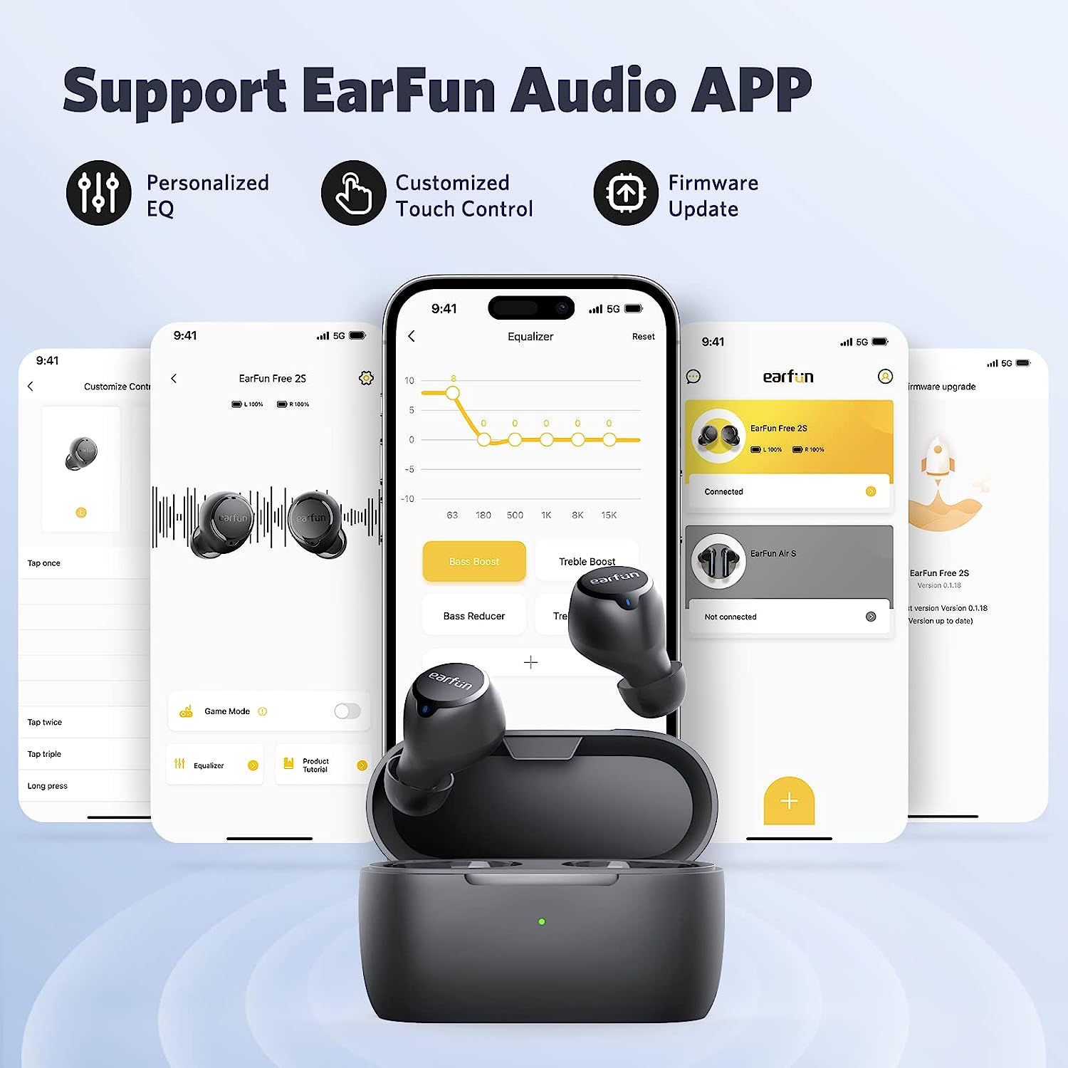 EarFun Free 2S Wireless Earbuds Qualcomm aptX™
