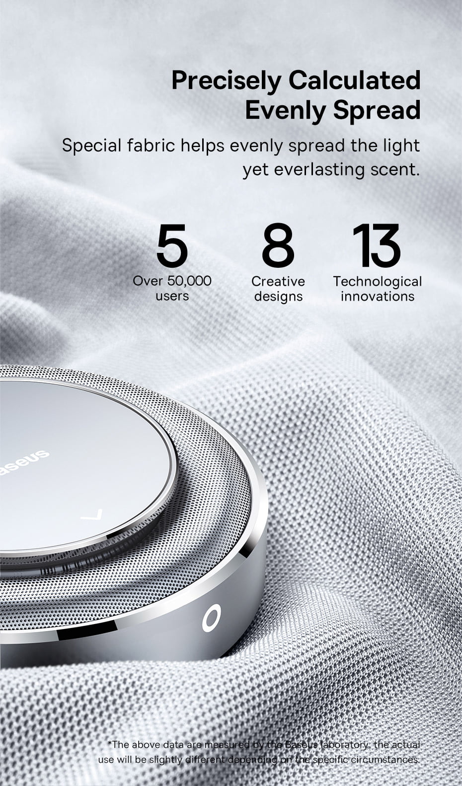 Baseus Car Air Freshener Perfume Refresher Fragrance Adjustable Aroma Diffuser