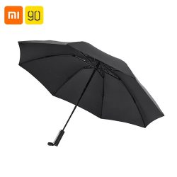 90fun Automatic Folding Reverse Umbrella with Flashlight
