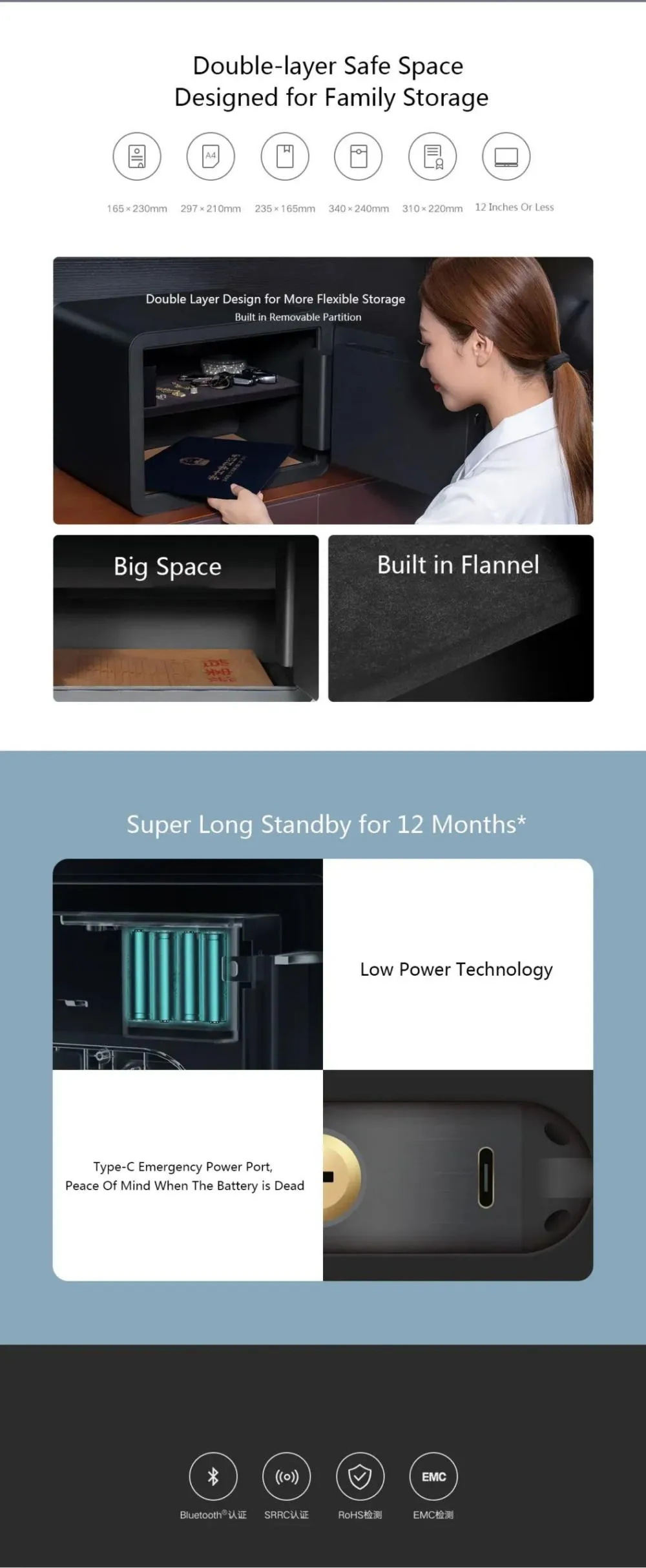 Xiaomi Mijia Smart Safe Deposit Box