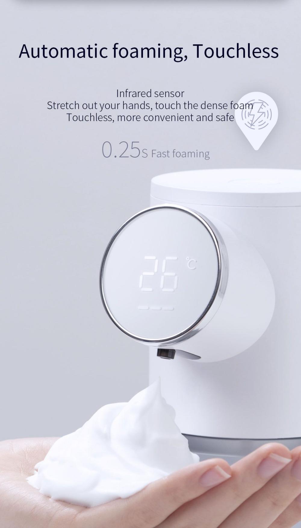 Xiaomi Soap Dispenser Automatic USB Rechargeable with Digital Display 320ml (6)