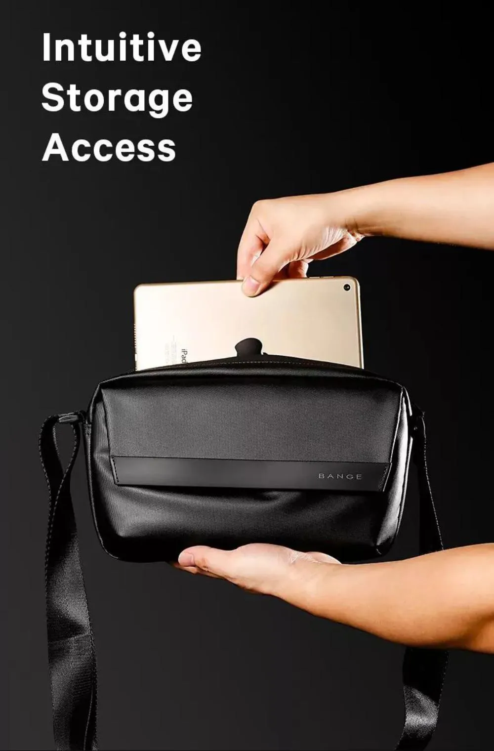 BANGE BG-2868 Business Fashion Waterproof Shoulder Bag (1)