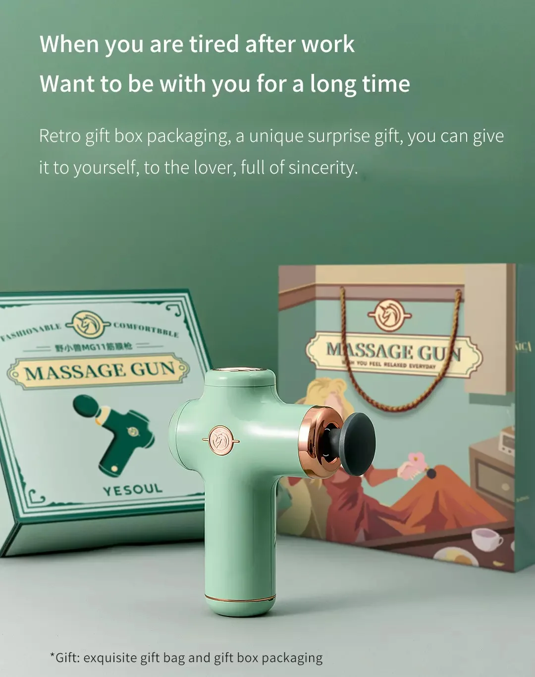 Yesoucening - Wireless Electric Body Massage Gun for Muscle Pain (1)