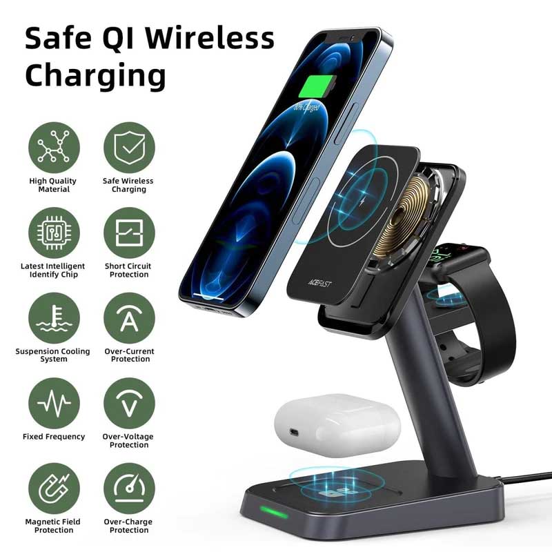 ACEFAST E3 3-in-1 Magnetic Wireless Charger (1)