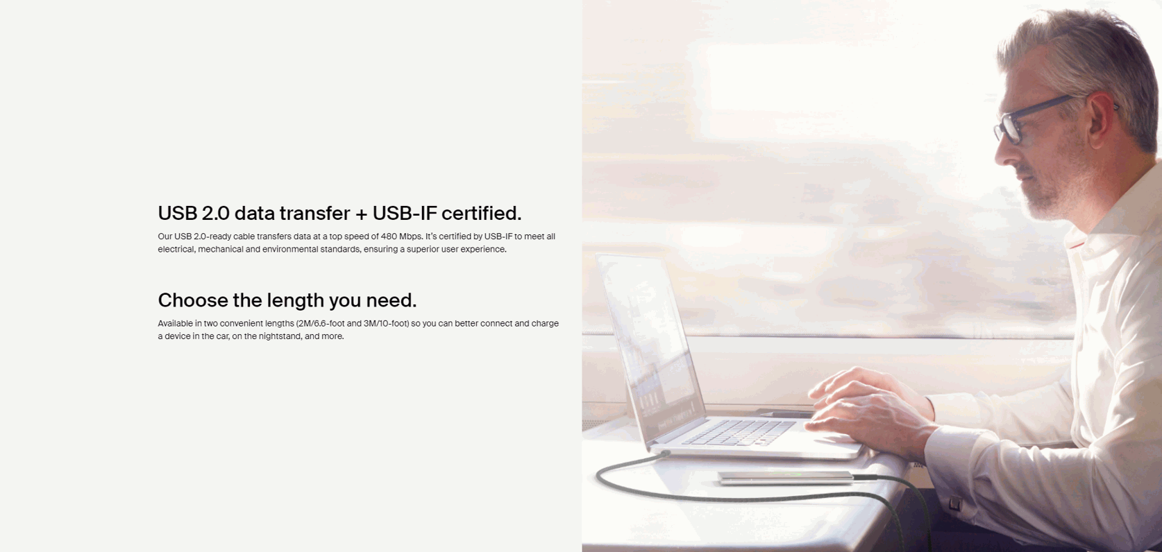 Belkin BoostCharge Type C To Type C Cable (Braided) (1)