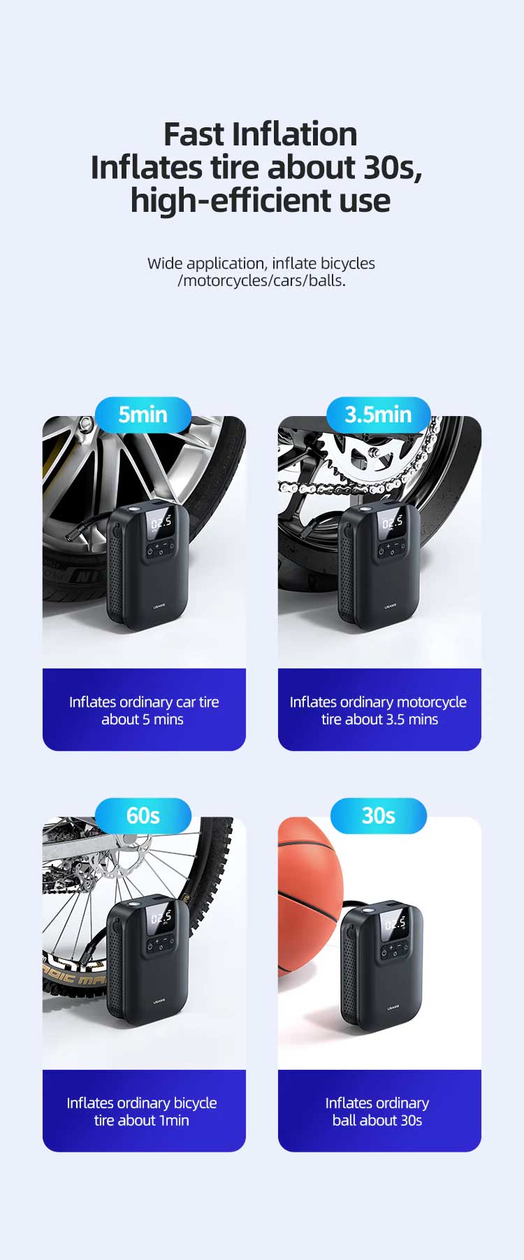 USAMS US-ZB215 Mini Car Air Pump (1)