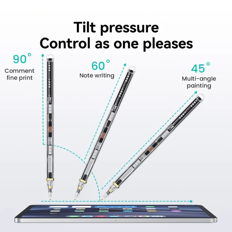 USAMS US-ZB264 Transparent Magnetic Charging Tilt-sensitive Touch Capacitive Stylus Pen (1)