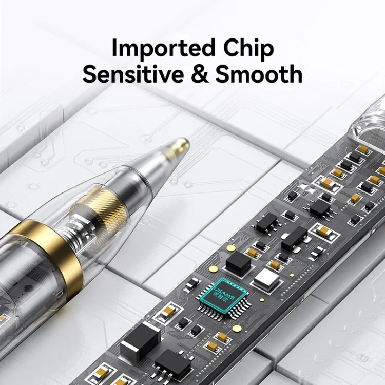 USAMS US-ZB264 Transparent Magnetic Charging Tilt-sensitive Touch Capacitive Stylus Pen (1)