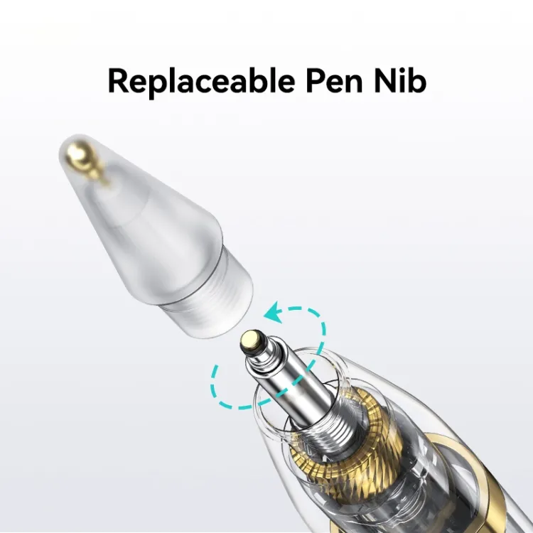 USAMS US-ZB264 Transparent Magnetic Charging Tilt-sensitive Touch Capacitive Stylus Pen (1)