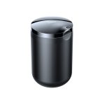 BASEUS Premium 2 Series Car Ashtray Aluminum Alloy Waterproof Car Ashtray Built-in LED Light – Black (1)