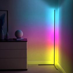 BlitzWolf BW-FLT1 Corner Floor Lamp with RGB Colorful Lighting Effect RF Remote Control - Image 2